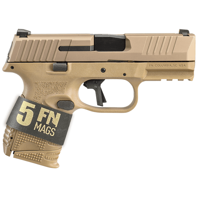 FN 509C Bundle Compact 9mm Luger 24+1 FDE Semi Automatic Pistol FN 509C Bundle Compact 9mm Luger 24+1 FDE Semi Automatic Pistol