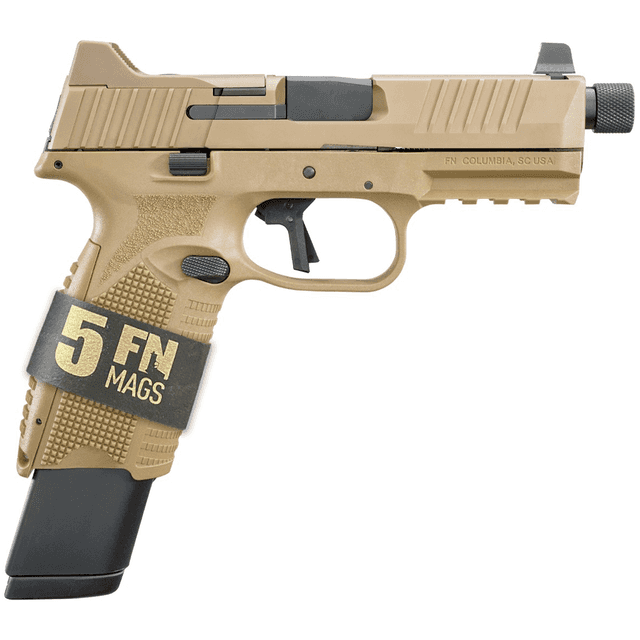 FN 509 Tactical Bundle 9mm 24+1 FDE Semi Automatic Pistol FN 509 Tactical Bundle 9mm 24+1 FDE Semi Automatic Pistol
