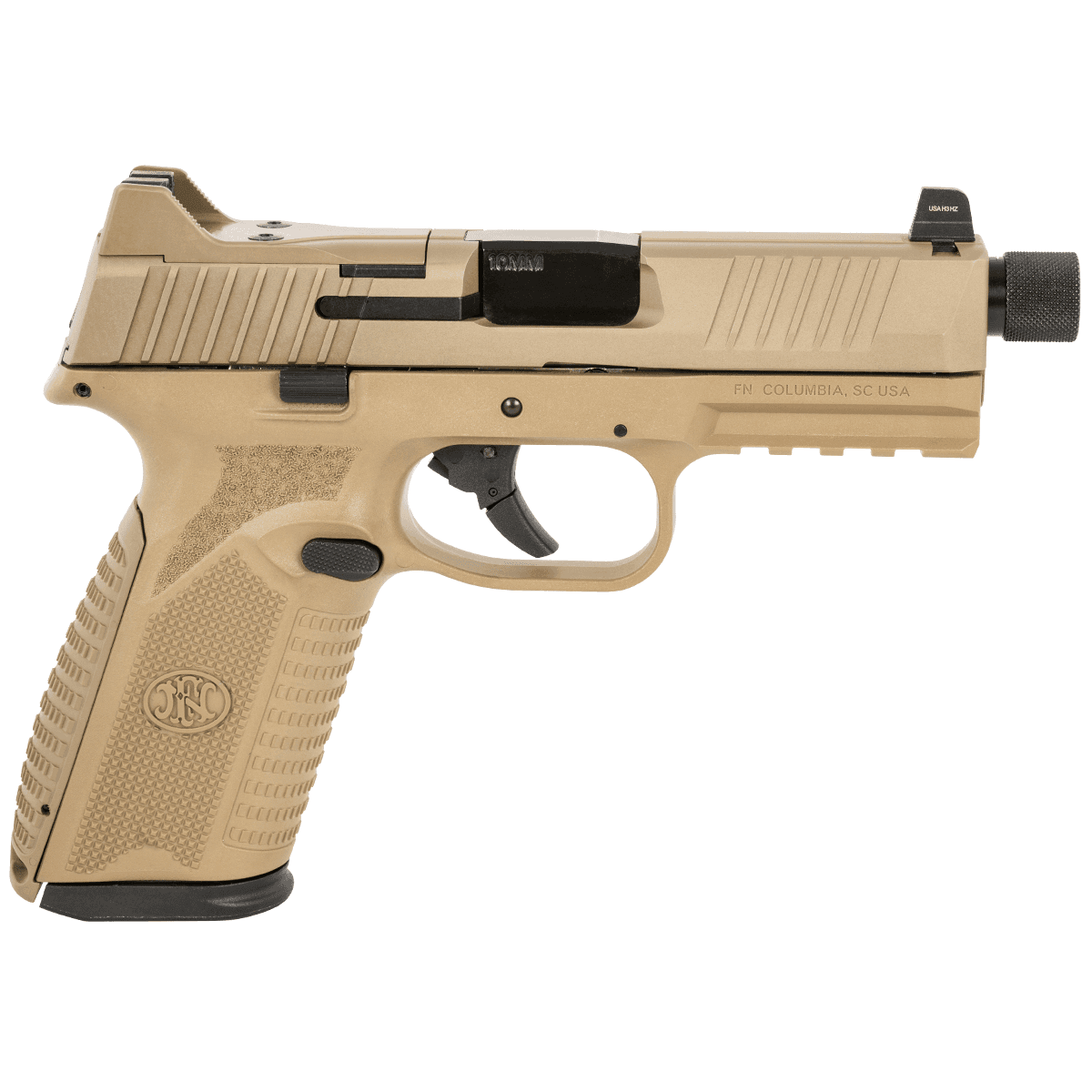 FN 66101376 510 Tactical Full Size 10mm Auto 22+1 Semi Automatic Pistol FN 66101376 510 Tactical Full Size 10mm Auto 22+1 Semi Automatic Pistol