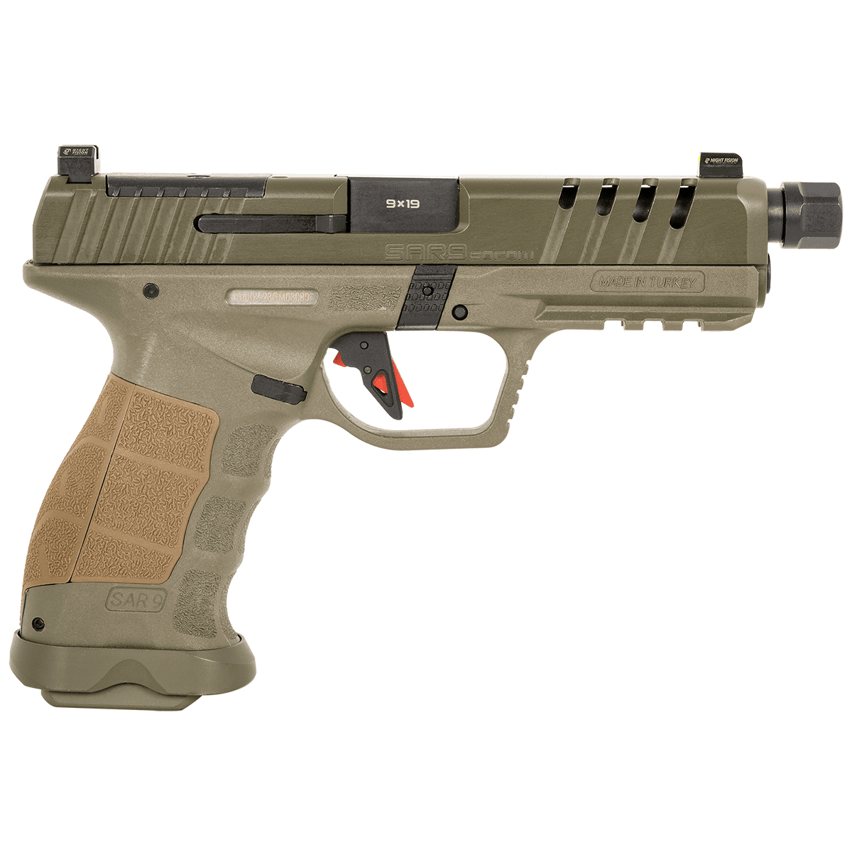 SAR USA SAR9 SOCOM 9mm Semi Automatic Handgun SAR USA SAR9 SOCOM 9mm Semi Automatic Handgun