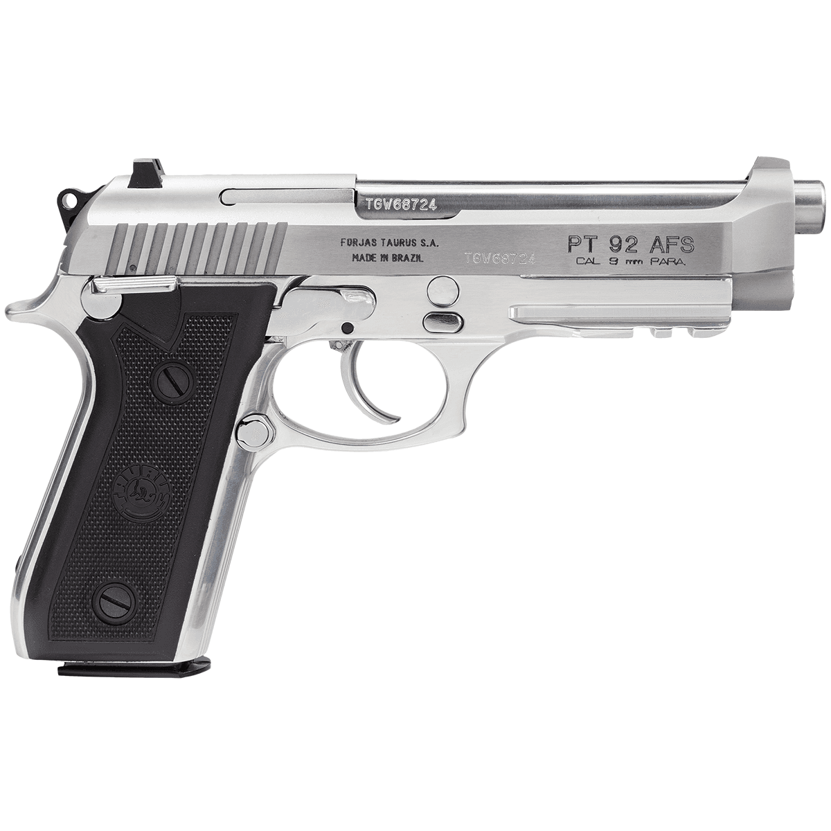 Taurus 92 9mm Luger Stainless Semi Automatic Handgun Taurus 92 9mm Luger Stainless Semi Automatic Handgun