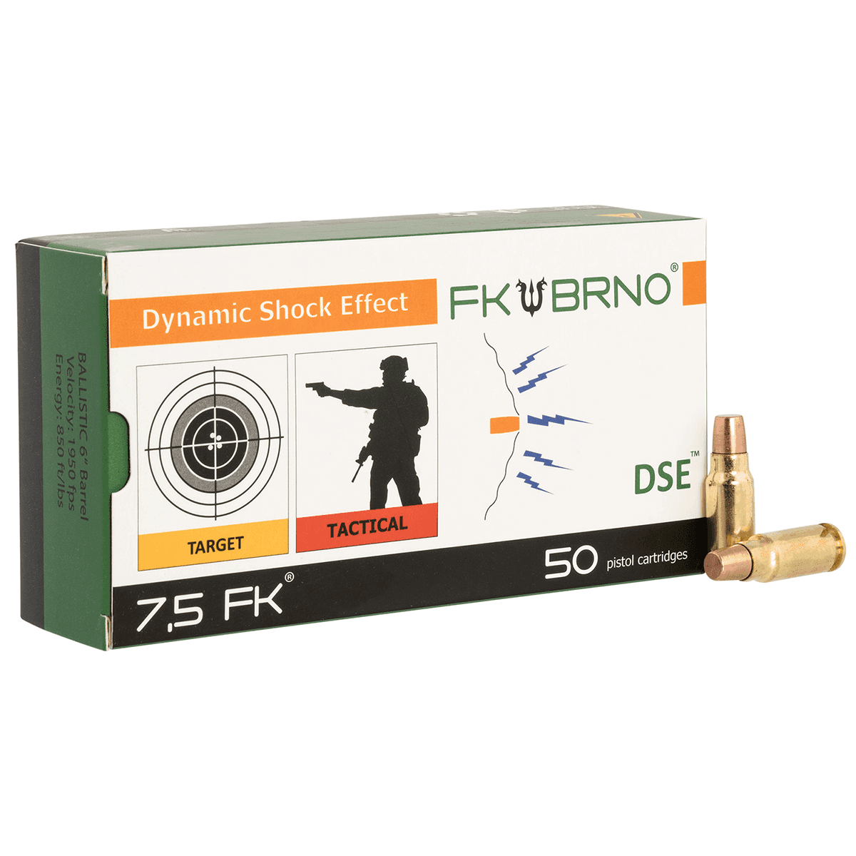 FK Brno IFG FKBRUNO 7.5FK 101G Handgun Ammo FK Brno IFG FKBRUNO 7.5FK 101G Handgun Ammo