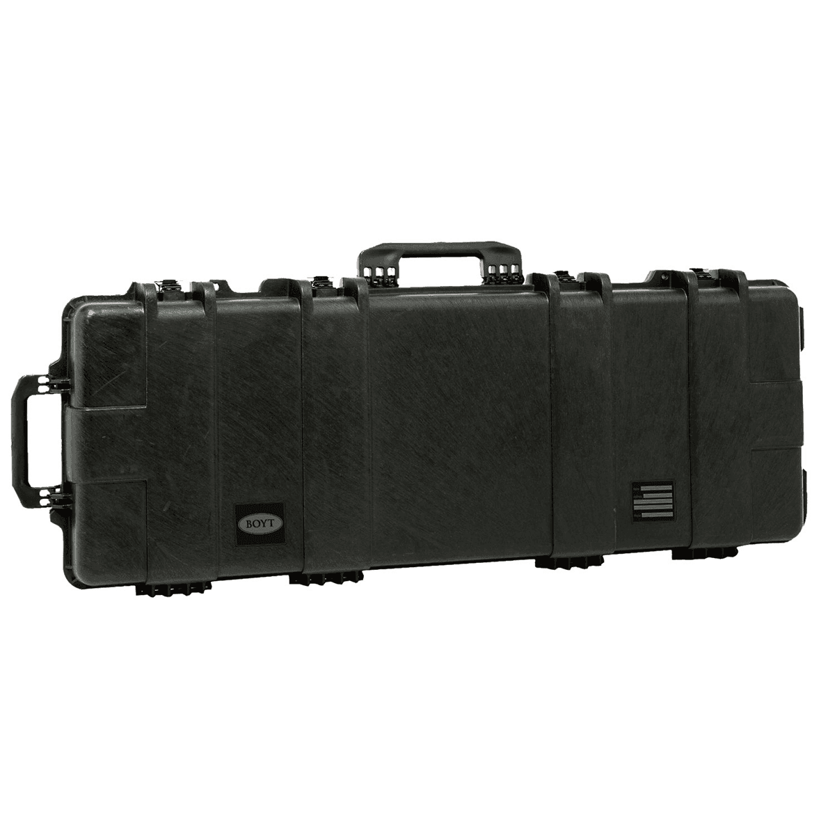Boyt Harness H51 H-Series Double Gun Case Water Resistant Black Polypropylene with Ball Bearing Wheels Boyt Harness H51 H-Series Double Gun Case Water Resistant Black Polypropylene with Ball Bearing Wheels