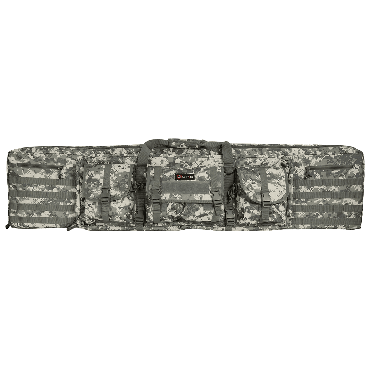 GPS Bags Tactical Double Rifle Case with 2 Padded Pistol Sleeves GPS Bags Tactical Double Rifle Case with 2 Padded Pistol Sleeves