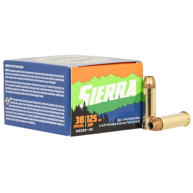 Sierra Outdoor Master 38 Special 125 gr Jacket Hollow Point Ammo Sierra Outdoor Master 38 Special 125 gr Jacket Hollow Point Ammo