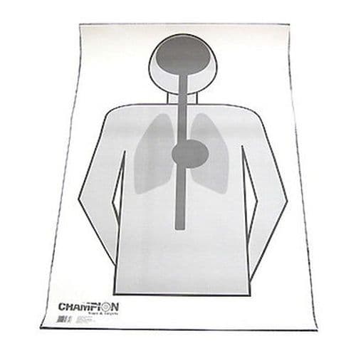 Champion Police Silhouette Anatomy Champion Traps And Targets 40731(per 1) Champion Police Silhouette Anatomy Champion Traps And Targets 40731(per 1)