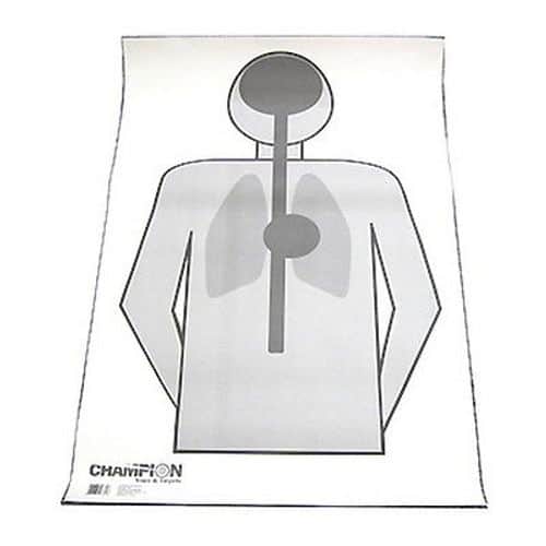Champion Police Silhouette Anatomy Champion Traps And Targets 40731(per 1) Champion Police Silhouette Anatomy Champion Traps And Targets 40731(per 1)