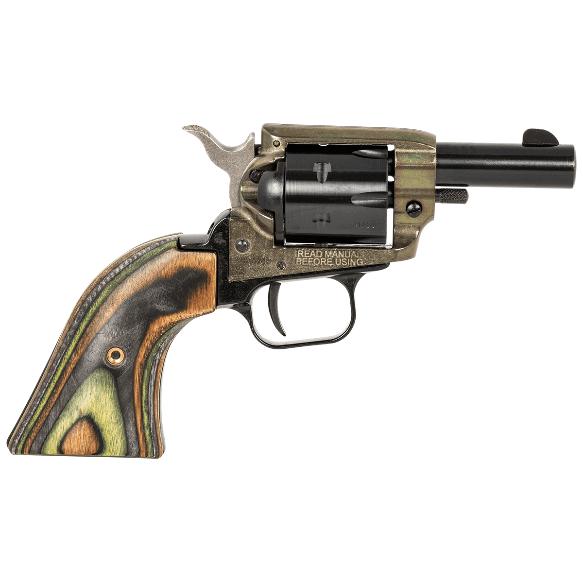 Heritage Barkeep 22 LR Camo Grip Revolver Handgun Heritage Barkeep 22 LR Camo Grip Revolver Handgun