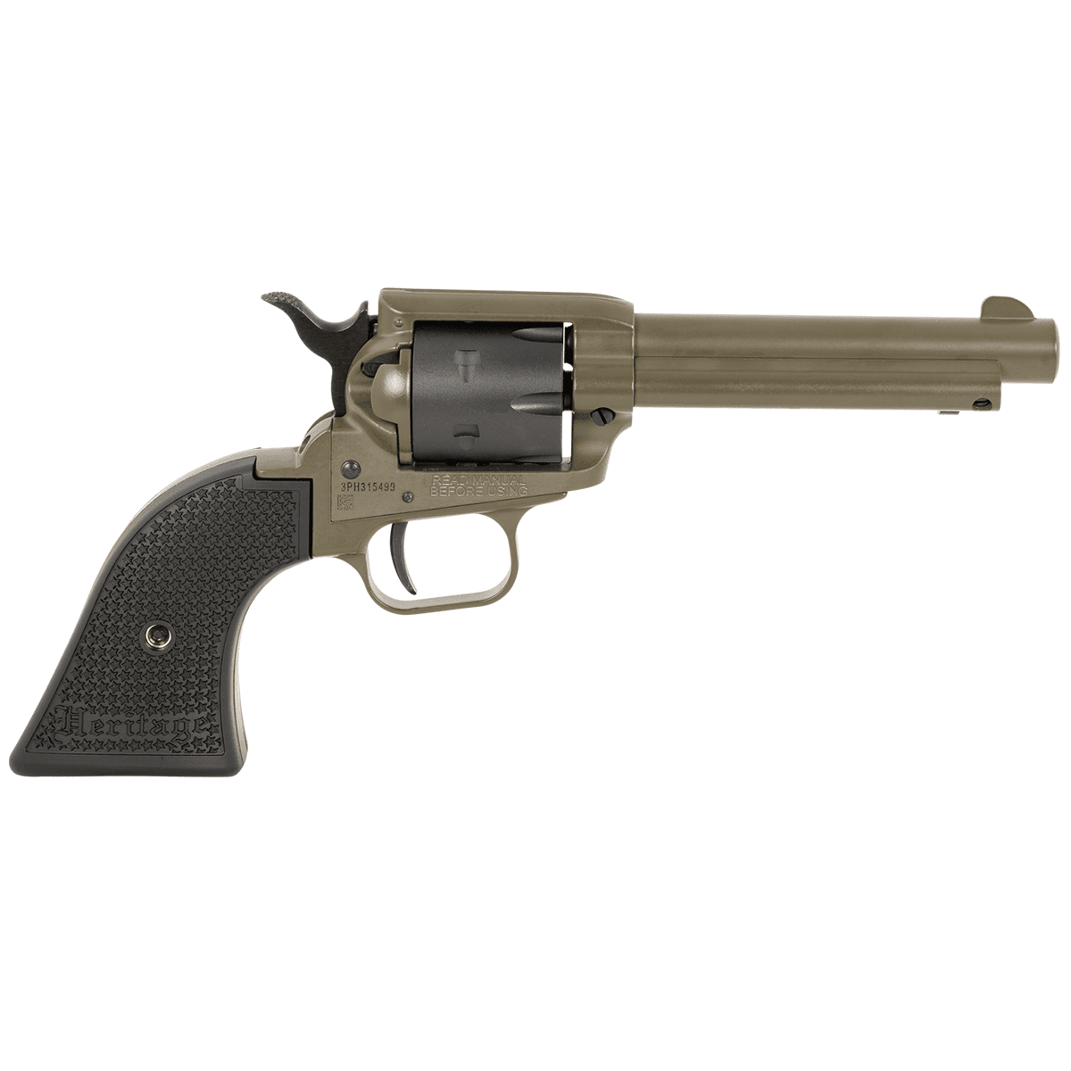 Heritage Rough Rider 22 LR OD Green Revolver Handgun Heritage Rough Rider 22 LR OD Green Revolver Handgun