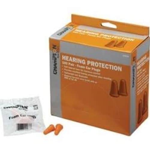 Champion Molded Foam Ear Plugs (Pack of 100) Champion Molded Foam Ear Plugs (Pack of 100)