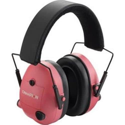 Champion Pink Electronic Ear Muffs Champion Pink Electronic Ear Muffs