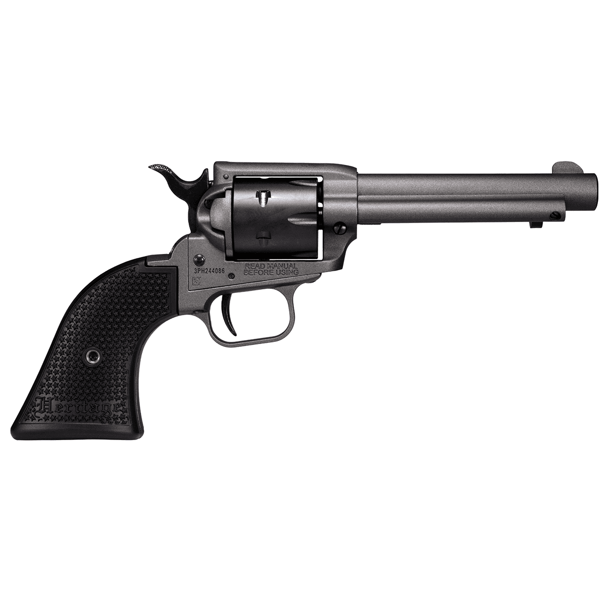 Heritage Rough Rider 22 LR Tungsten Gray 4.75" Revolver Handgun Heritage Rough Rider 22 LR Tungsten Gray 4.75" Revolver Handgun