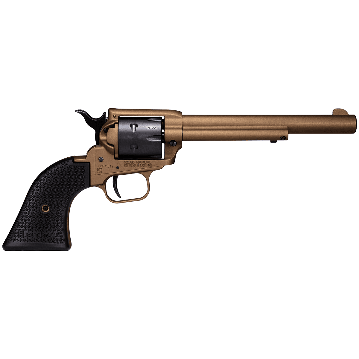Heritage Rough Rider 22 LR Burnt Bronze 6.5" Revolver Handgun Heritage Rough Rider 22 LR Burnt Bronze 6.5" Revolver Handgun