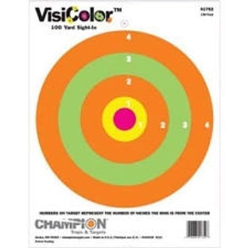 Champion Traps and Targets Visicolor 8" Bull 41752 Champion Traps and Targets Visicolor 8" Bull 41752