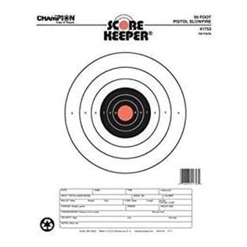 Champion Traps and Targets 41753 50 Foot Pistol Slowfire 076683417534 Champion Traps and Targets 41753 50 Foot Pistol Slowfire 076683417534