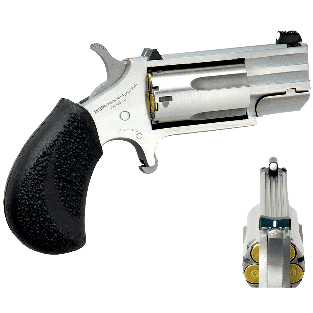 North American Arms PUGD Pug 22 WMR Mini Revolver Pistol North American Arms PUGD Pug 22 WMR Mini Revolver Pistol