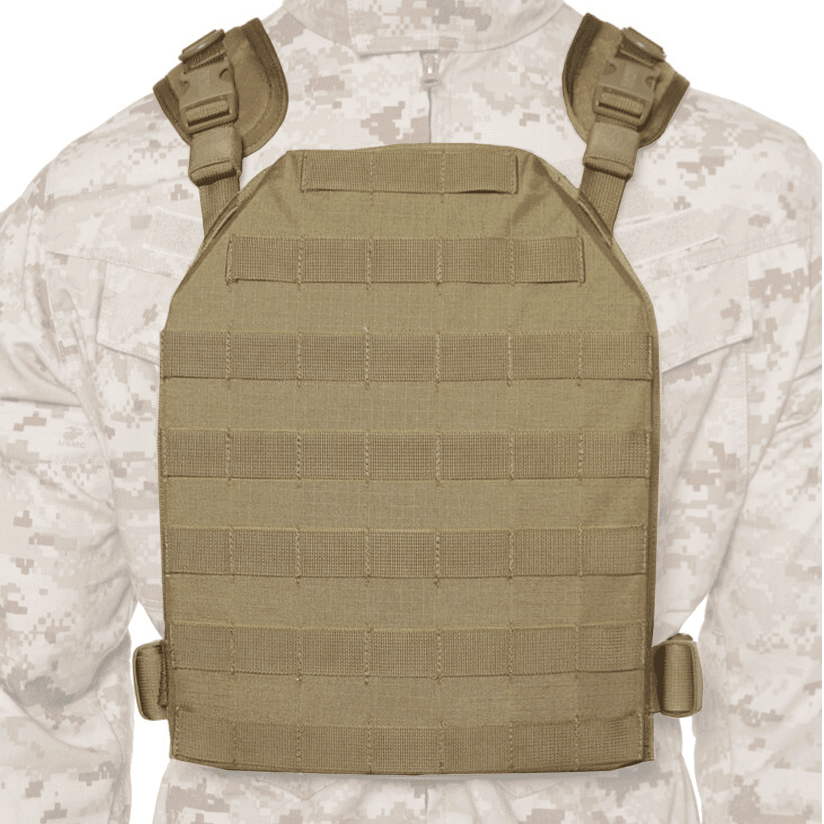 BLACKHAWK Lightweight Plate Carrier Harness SM/MD Coyote Tan BLACKHAWK Lightweight Plate Carrier Harness SM/MD Coyote Tan