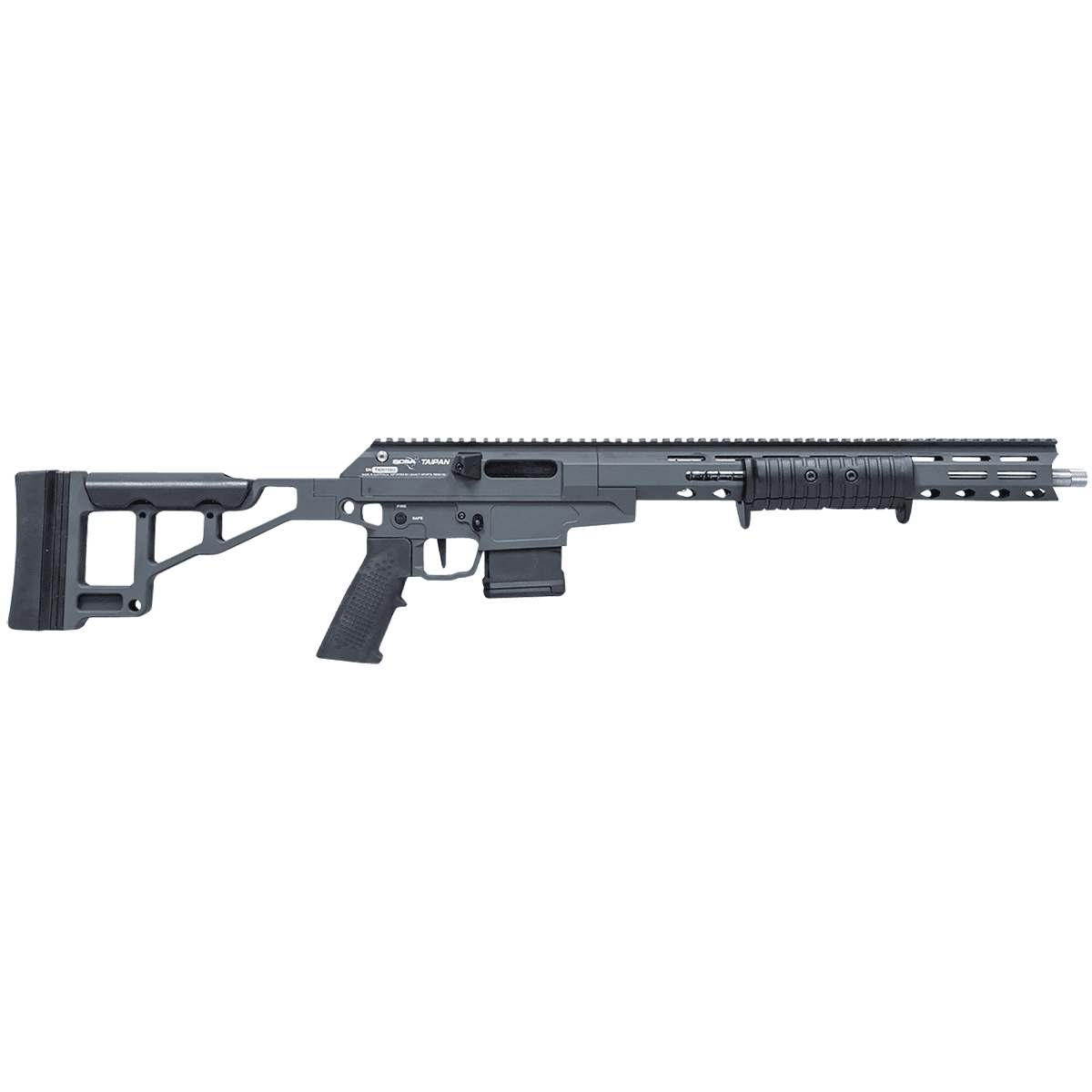 Citadel CITTPN223GRY Taipan X Pump Action 223 Wylde 10+1 16.50" Stainless Threaded, Dark Gray, M-Lok Handguard, Chassis with Skeletonized Stock, A2 Style Grip, Flat-Face Trigger Citadel CITTPN223GRY Taipan X Pump Action 223 Wylde 10+1 16.50" Stainless Threaded, Dark Gray, M-Lok Handguard, Chassis with Skeletonized Stock, A2 Style Grip, Flat-Face Trigger