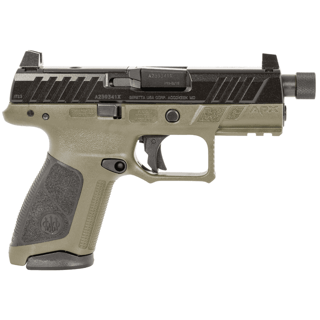 Beretta USA APX A1 Compact Frame 9mm Tactical Pistol-JAXA1C915TAC Beretta USA APX A1 Compact Frame 9mm Tactical Pistol-JAXA1C915TAC