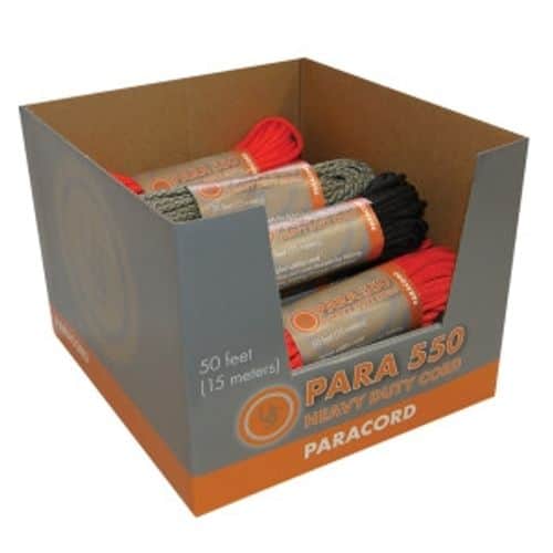 UST- Paracord 550 50-ft Assorted, PDQ UST- Paracord 550 50-ft Assorted, PDQ