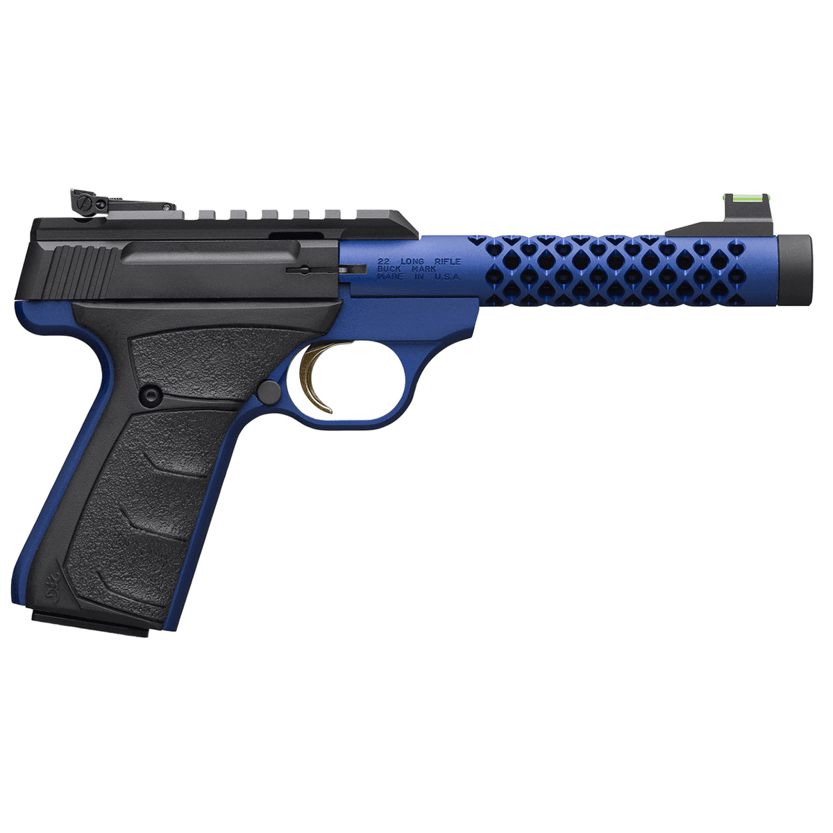 Browning Buck Mark Plus Vision Blue Shoal 22 LR Semi Automatic Pistol Browning Buck Mark Plus Vision Blue Shoal 22 LR Semi Automatic Pistol