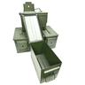 5 Pack BlackHawk M2A1 .50 Cal Green Ammo Can open 5 Pack BlackHawk M2A1 .50 Cal Green Ammo Can open