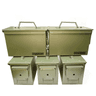 5 Pack BlackHawk M2A1 .50 Cal Green Ammo Can 2 facing 5 Pack BlackHawk M2A1 .50 Cal Green Ammo Can 2 facing
