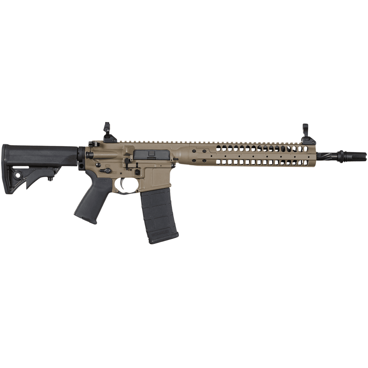 LWRC Individual Carbine SPR 5.56 Patriot Brown AR-15 Semi Automatic Rifle LWRC Individual Carbine SPR 5.56 Patriot Brown AR-15 Semi Automatic Rifle