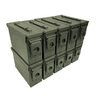 10 Pack BlackHawk M19A1 .30 Cal Ammo Can OD Green angle 10 Pack BlackHawk M19A1 .30 Cal Ammo Can OD Green angle
