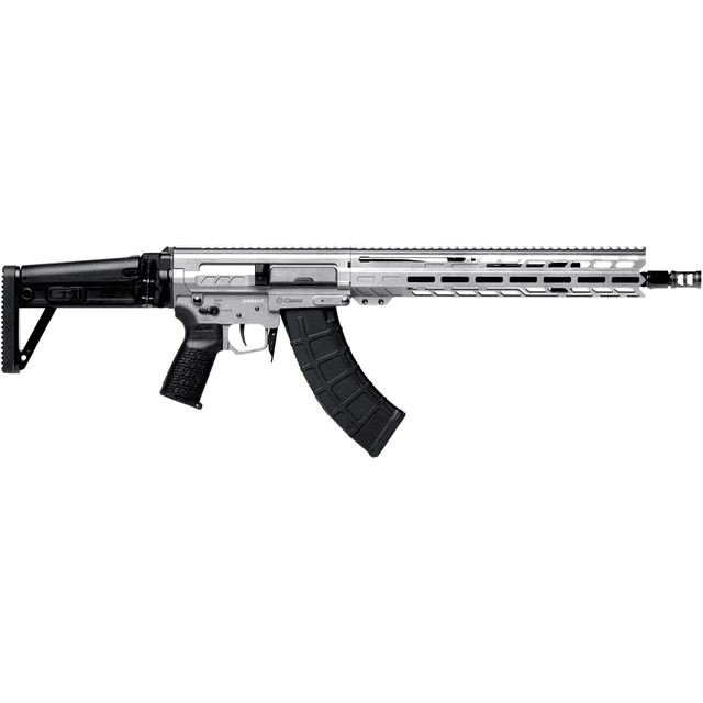 CMMG 86AD60BTI Dissent MK47 7.62x39mm 30+1 (2) 16.10", Titanium Cerakote Rec/15" M-Lok Handguard, Side Charging Handle, Black Side Folding Stock & Zeroed Grip, Muzzle Brake, 60/90 Ambi Safety, Adj. Gas Block CMMG 86AD60BTI Dissent MK47 7.62x39mm 30+1 (2) 16.10", Titanium Cerakote Rec/15" M-Lok Handguard, Side Charging Handle, Black Side Folding Stock & Zeroed Grip, Muzzle Brake, 60/90 Ambi Safety, Adj. Gas Block