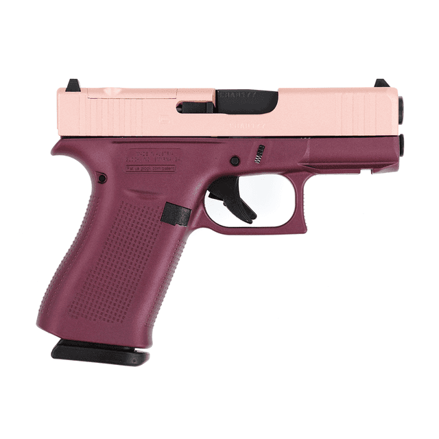 Glock 43x MOS 9mm 10+1 3.41" Black Cherry Cerakote Semi-Automatic Pistol Glock 43x MOS 9mm 10+1 3.41" Black Cherry Cerakote Semi-Automatic Pistol