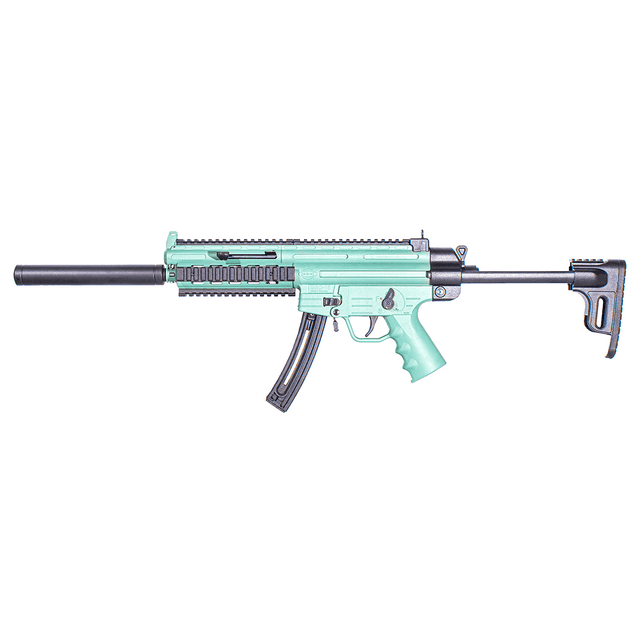 GSG GSG-16 Full Size Carbine 22 LR Semi Automatic Rifle Mint Green GSG GSG-16 Full Size Carbine 22 LR Semi Automatic Rifle Mint Green