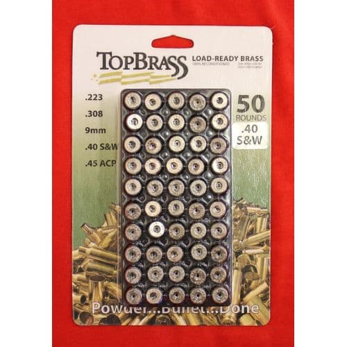 TopBrass 40Nickel UnPrimed 50PC TopBrass 40Nickel UnPrimed 50PC