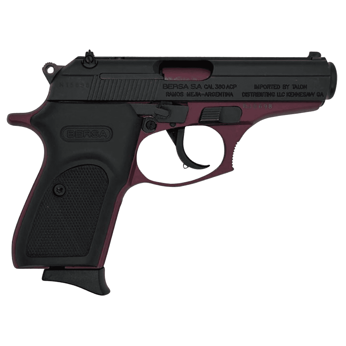 Bersa T380BCH8 Thunder Micro-Compact Frame 380 ACP Handgun Bersa T380BCH8 Thunder Micro-Compact Frame 380 ACP Handgun