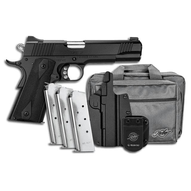 Kimber 1911 Custom LW .45ACP 5" 7+1 Semi Automatic Pistol Club Bundle Kimber 1911 Custom LW .45ACP 5" 7+1 Semi Automatic Pistol Club Bundle
