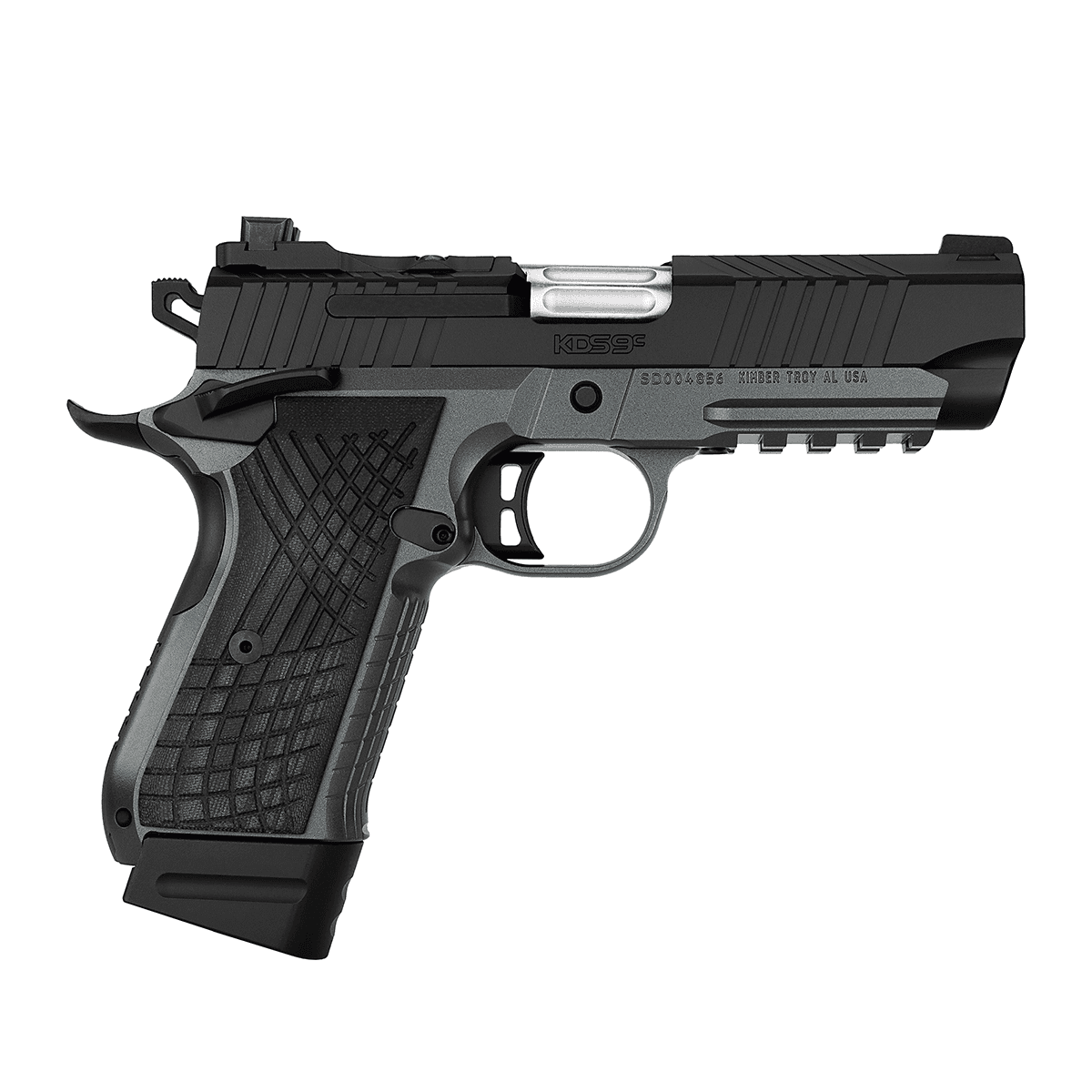 Kimber KDS9c Rail Dark Gray/Black 9mm Pistol - 15 & 18 Round Mags Kimber KDS9c Rail Dark Gray/Black 9mm Pistol - 15 & 18 Round Mags