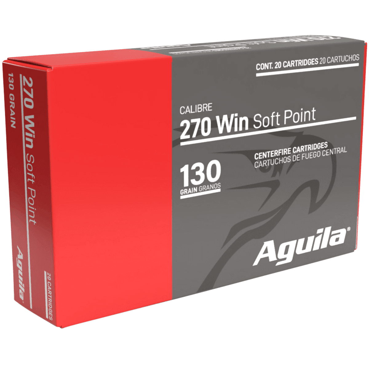 Aguila 270 Win 130 gr InterLock Boat Tail Soft Point 20 Per Box Aguila 270 Win 130 gr InterLock Boat Tail Soft Point 20 Per Box