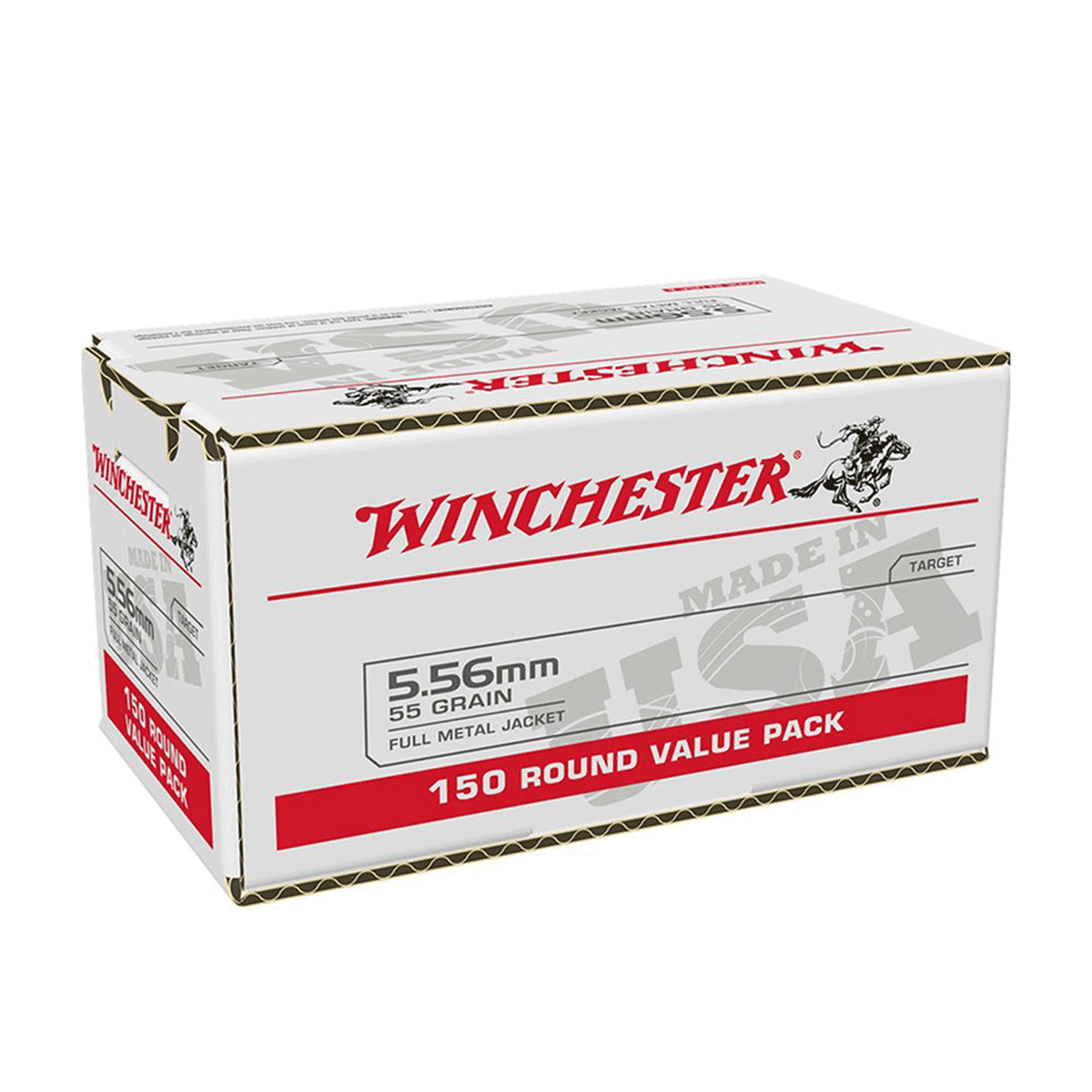 Winchester Ammo WM193150 USA 5.56x45 NATO 55 gr Full Metal Jacket 150 Per Bx Winchester Ammo WM193150 USA 5.56x45 NATO 55 gr Full Metal Jacket 150 Per Bx