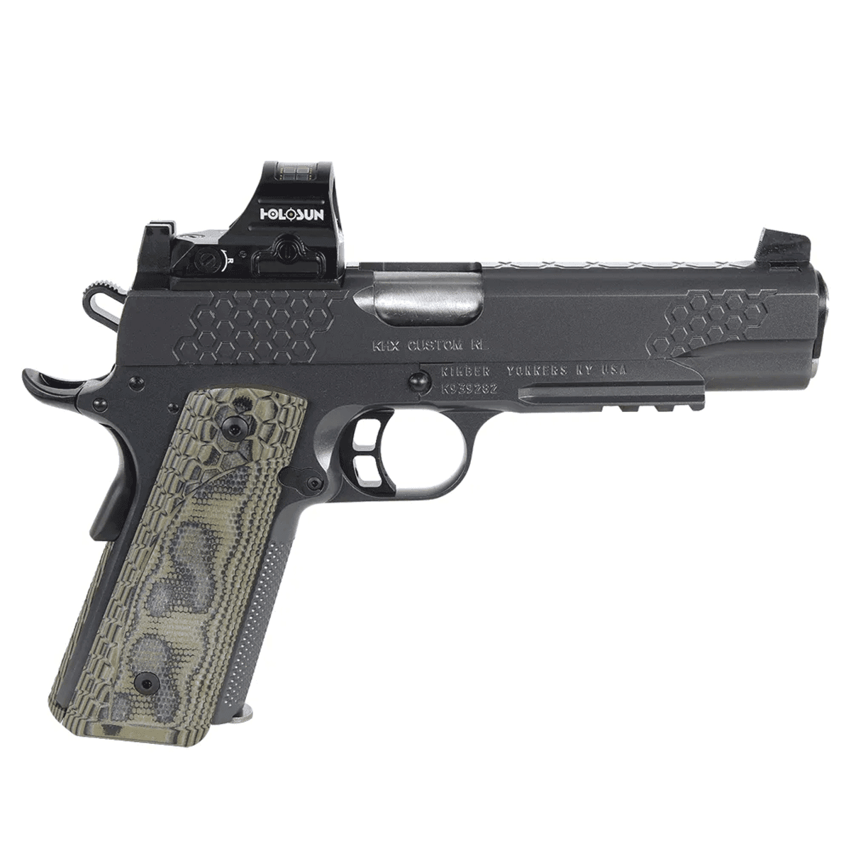 Kimber 1911 KHX Custom/RL 45 ACP 5" 8+1 w/ Holoson Kimber 1911 KHX Custom/RL 45 ACP 5" 8+1 w/ Holoson