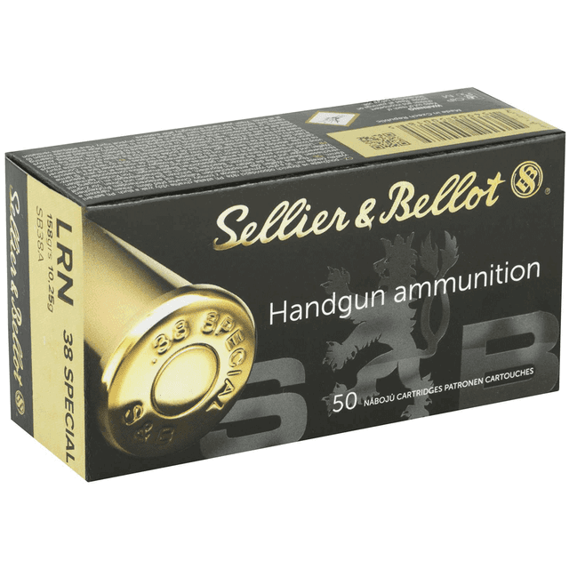 Sellier & Bellot 38 Special 158 gr Lead Round Nose 50rd Sellier & Bellot 38 Special 158 gr Lead Round Nose 50rd