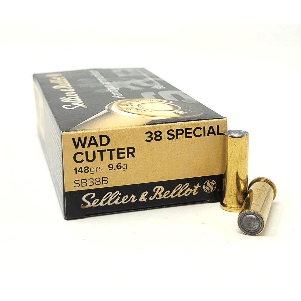 Sellier & Bellot 38 Special 148 gr Wadcutter 50rd Sellier & Bellot 38 Special 148 gr Wadcutter 50rd