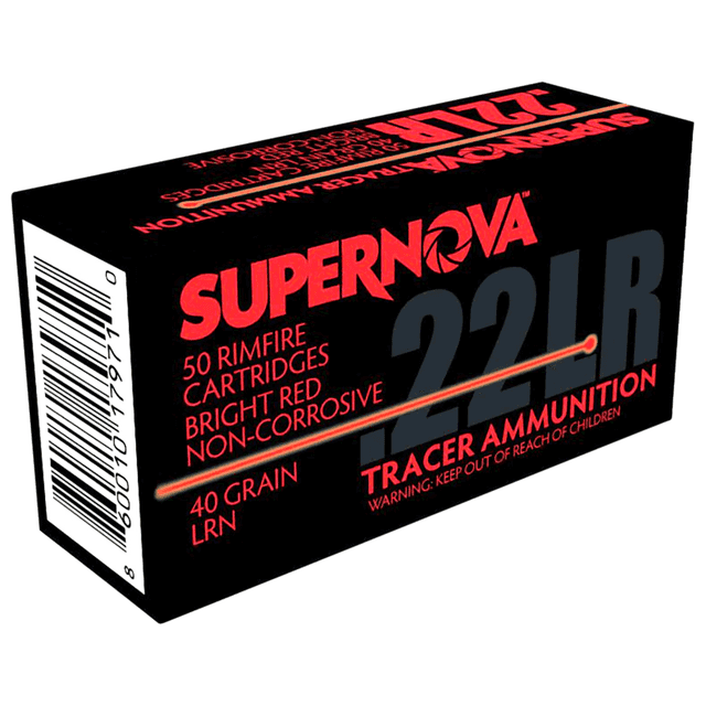 Piney Mountain Ammunition Red Tracer Non Corrosive 22 LR 40 gr Lead Round Nose 50 Per Box Piney Mountain Ammunition Red Tracer Non Corrosive 22 LR 40 gr Lead Round Nose 50 Per Box