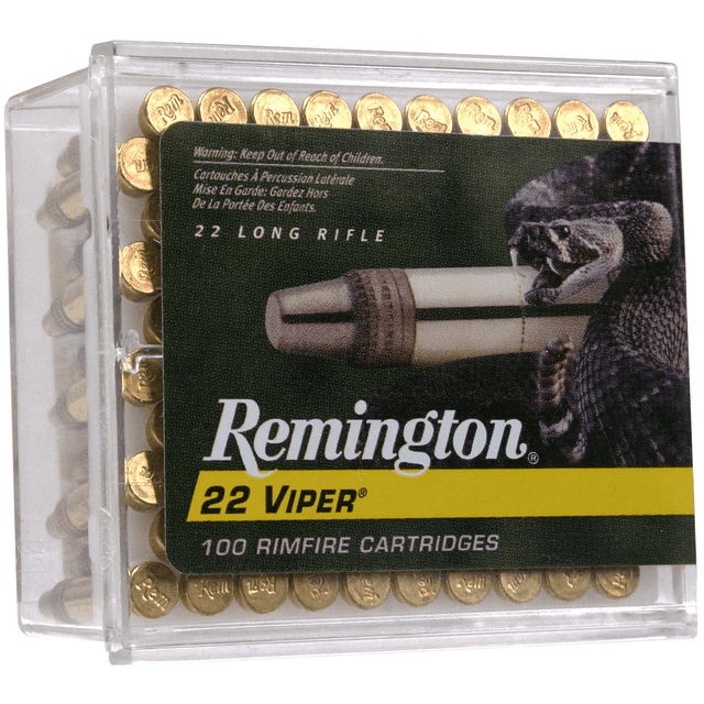 Remington Ammunition 21288 Viper 22 LR 36 gr Truncated Cone Solid 100 Per Box Remington Ammunition 21288 Viper 22 LR 36 gr Truncated Cone Solid 100 Per Box