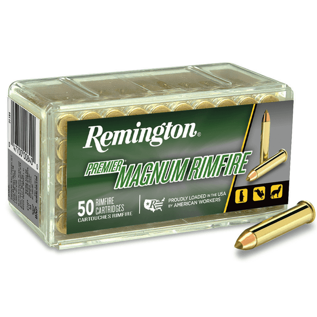 Remington Ammunition 28464 Premier Magnum Rimfire 17 HMR 17 gr AccuTip V 50 Per Box Remington Ammunition 28464 Premier Magnum Rimfire 17 HMR 17 gr AccuTip V 50 Per Box