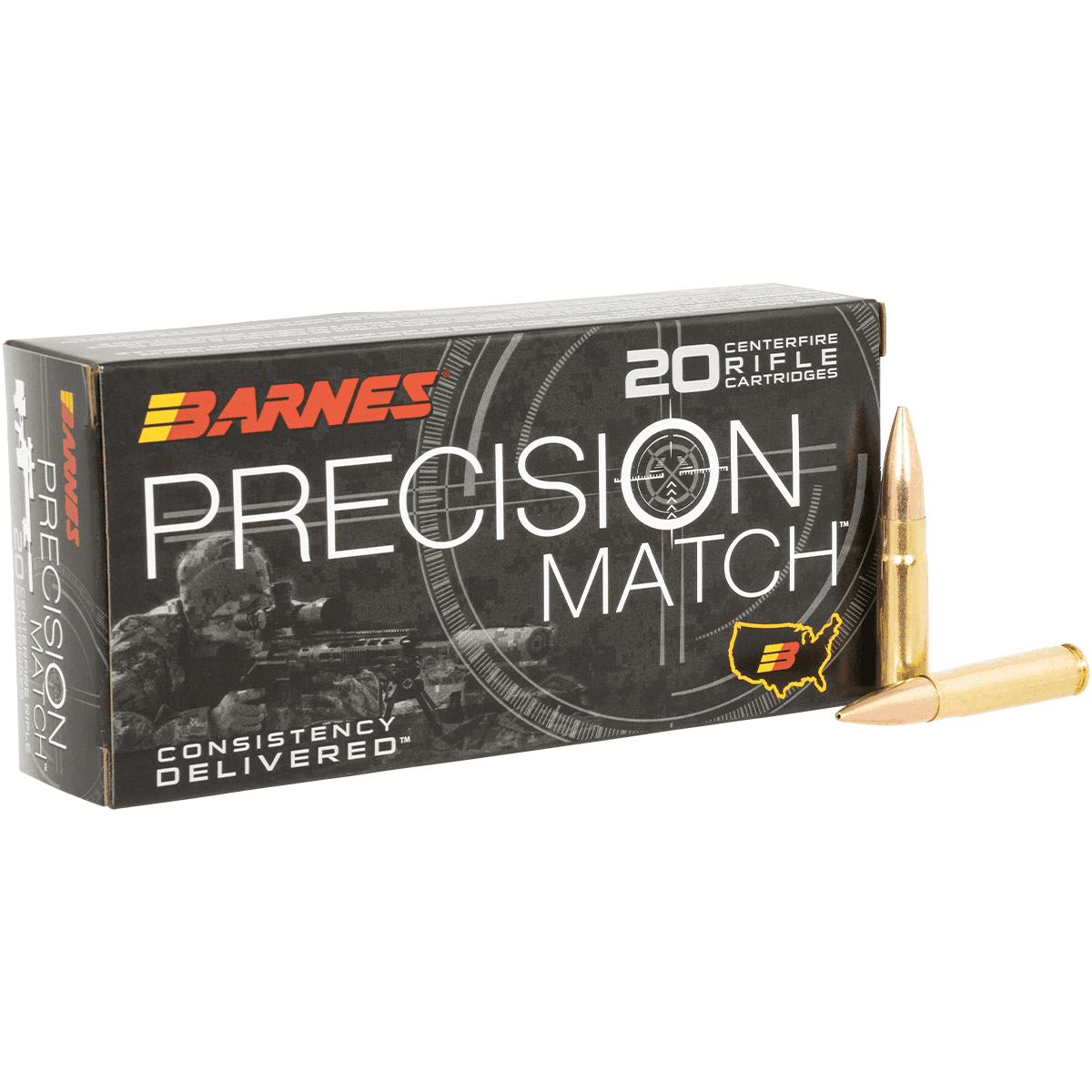 Barnes Bullets 32134 Precision Match 300 Blackout 220 gr Jacket Hollow Point 20 Per Box Barnes Bullets 32134 Precision Match 300 Blackout 220 gr Jacket Hollow Point 20 Per Box