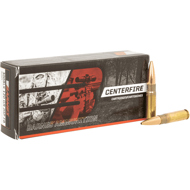 Barnes Bullets 32004 Centerfire Rifle 300 Blackout 120 gr Jacket Hollow Point 20 Per Box Barnes Bullets 32004 Centerfire Rifle 300 Blackout 120 gr Jacket Hollow Point 20 Per Box