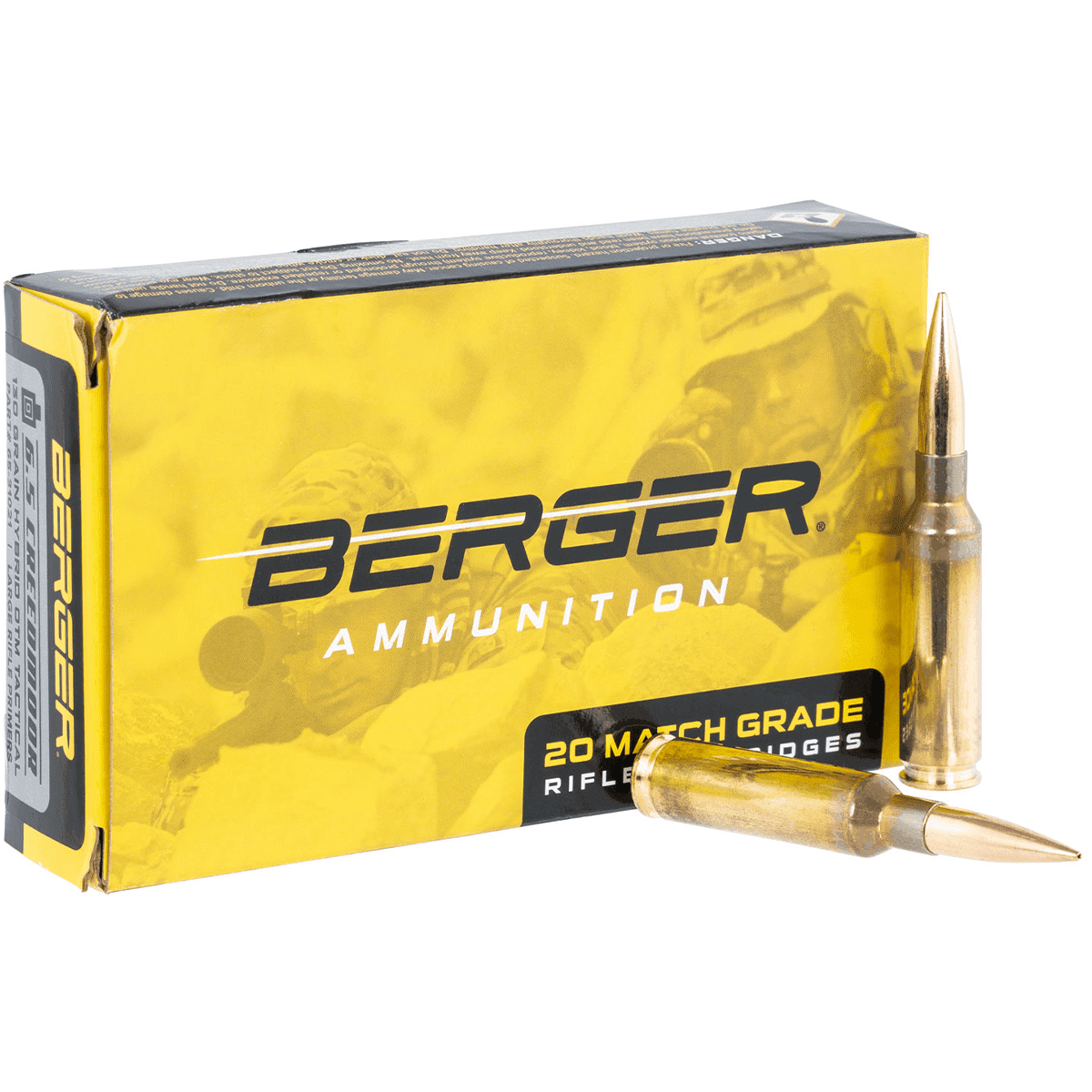 Berger Bullets Tactical Rifle 6.5 Creedmoor 130 gr Hybrid Open Tip Match 20 Per Box Berger Bullets Tactical Rifle 6.5 Creedmoor 130 gr Hybrid Open Tip Match 20 Per Box