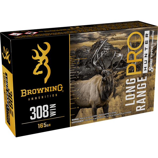 Browning Ammo Long Range Pro 308 Win 165 gr 20 Per Box Browning Ammo Long Range Pro 308 Win 165 gr 20 Per Box