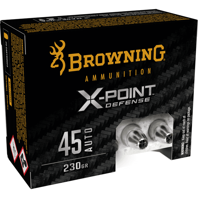 Browning Ammo X-Point 45 ACP 230 gr 20 Per Box Browning Ammo X-Point 45 ACP 230 gr 20 Per Box