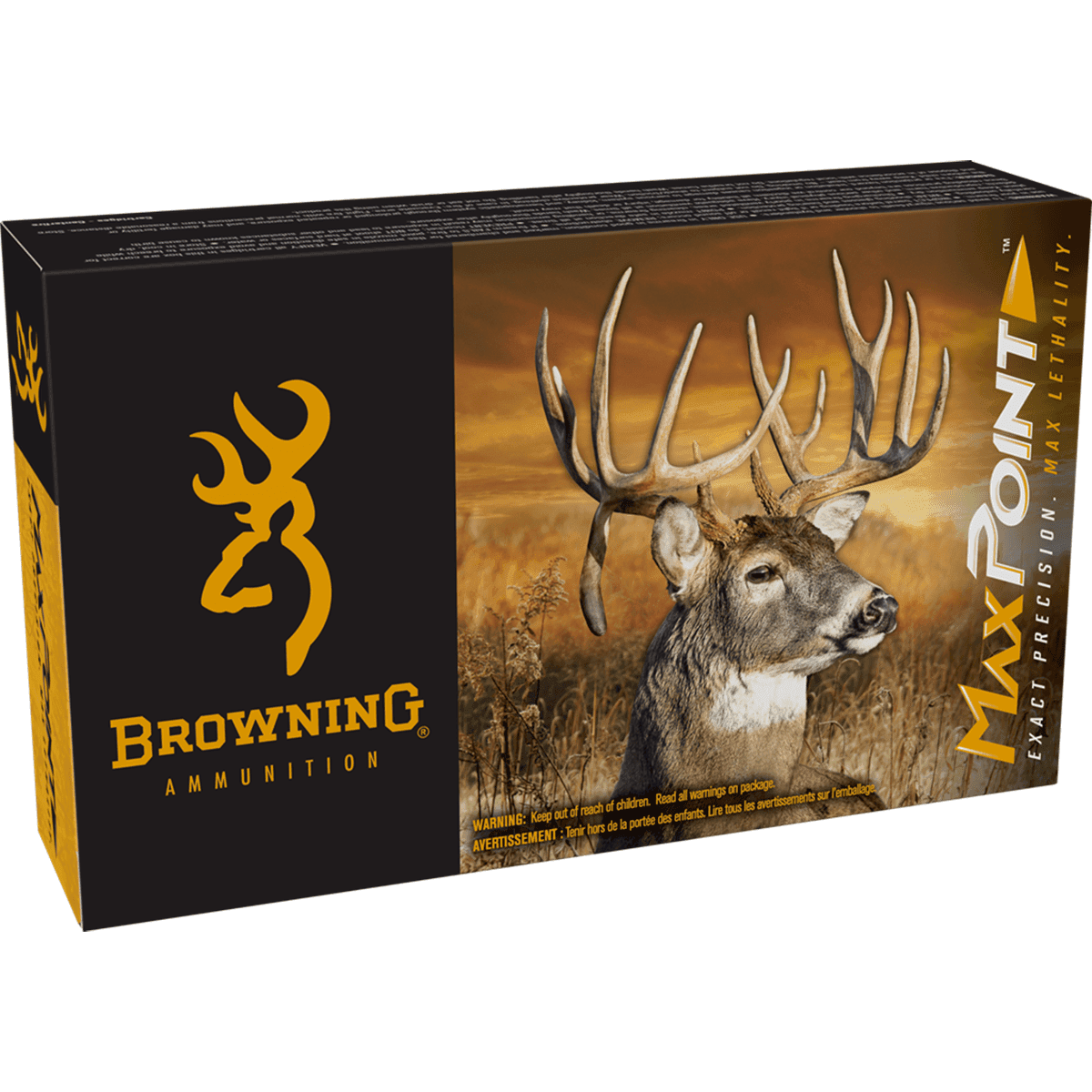 Browning Ammo Max Point 7mm-08 Rem 140 gr 20 Per Box Browning Ammo Max Point 7mm-08 Rem 140 gr 20 Per Box
